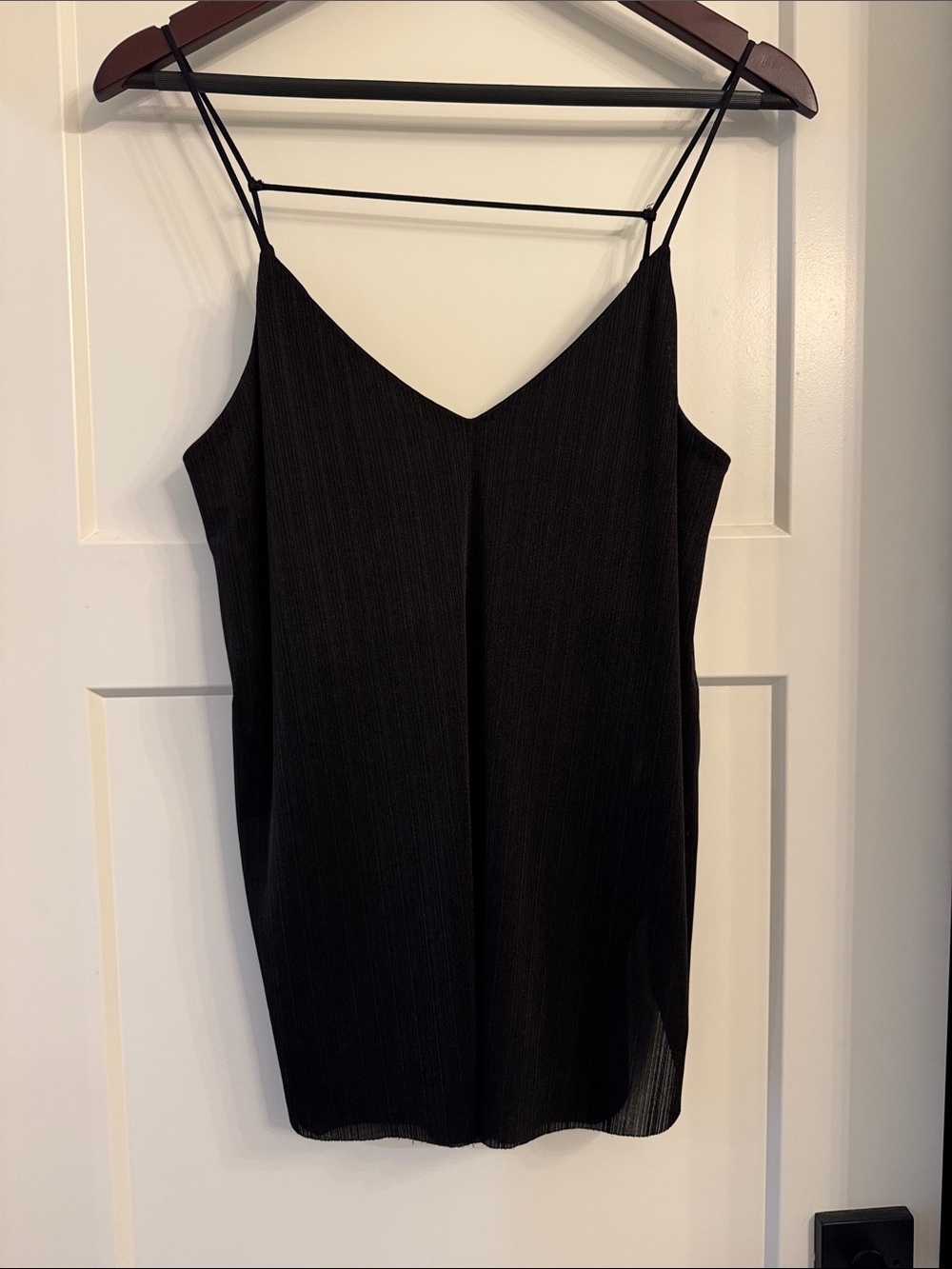 Express Black Slip Dress with Thin Straps
